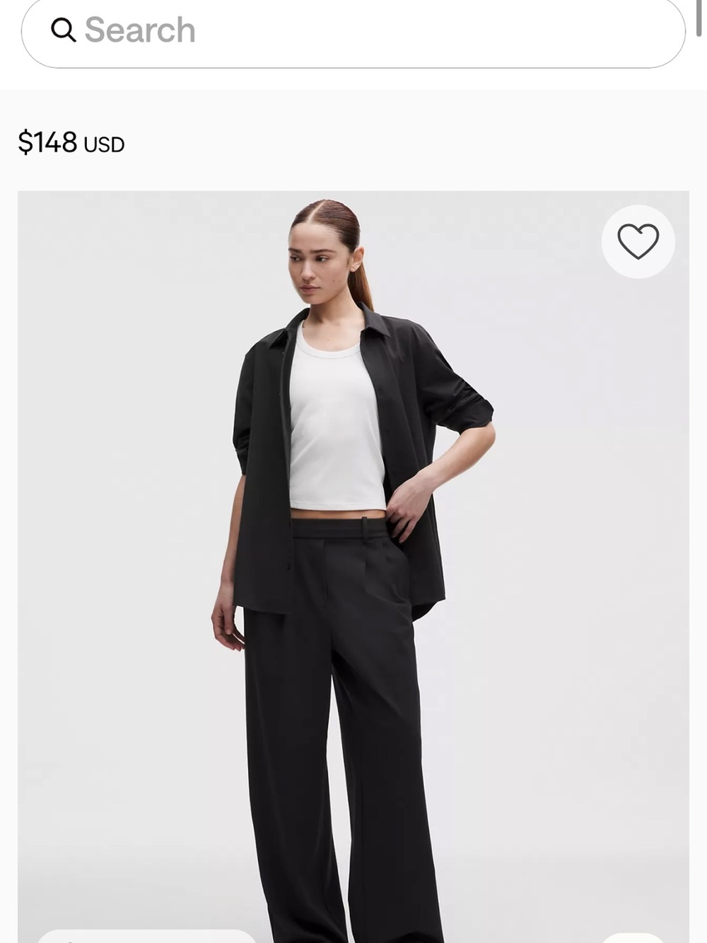 Lululemon Daydrift Trousers (Black, Wide Leg, Regular Length)